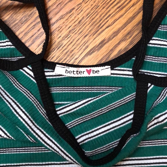 Striped bodysuit nwot - Picture 2 of 2